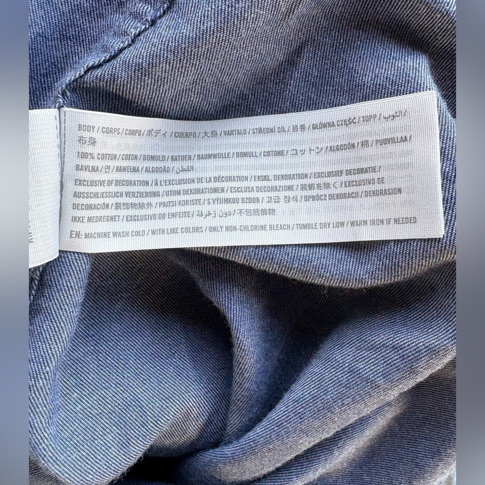 Abercrombie Kids blue  Button Down Shirt size:7/8 - Picture 4 of 4